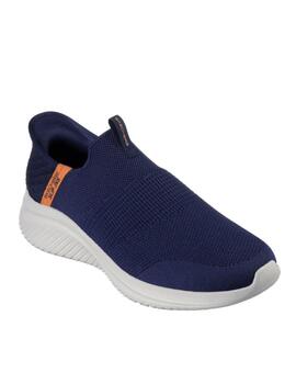 Deportiva Skechers slipins azul hombre 232451