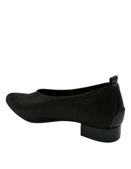 Zapato plano de licra negro